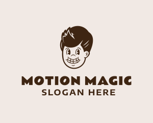 Animation - Retro Man Character logo design