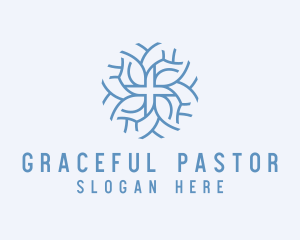 Pastor - Blue Cross Church logo design