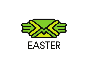Green Mail Envelope  Logo
