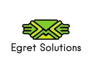 Green Mail Envelope  logo design