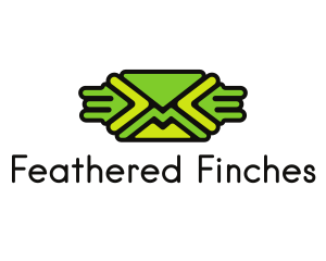 Green Mail Envelope  logo design