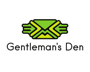 Green Mail Envelope  logo design