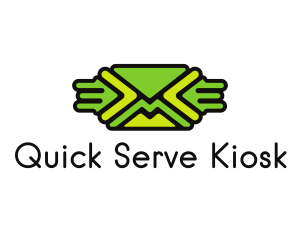 Green Mail Envelope  logo design