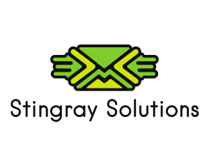 Green Mail Envelope  logo design