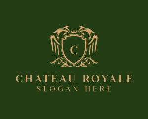 Royal Premium Shield logo design