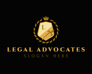 Lawyer - Shield Lawyer Firm logo design