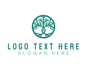 Plant - Tree Wellness Therapy logo design