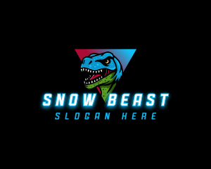 Gaming Beast Dinosaur logo design