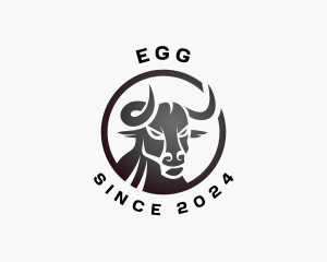 Bison - Bull Ranch Horn logo design