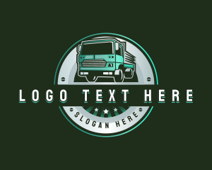 Delivery - Logistics Shipping Truck logo design