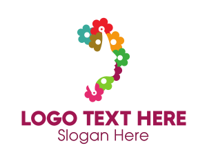 Skin Care - Colorful Floral Beauty logo design