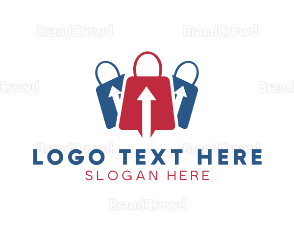 Ecommerce Shopping Sale Logo