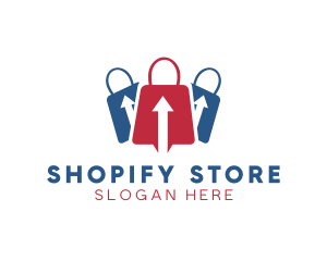 Ecommerce Shopping Sale logo design