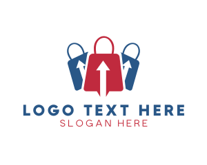 Ecommerce Shopping Sale Logo