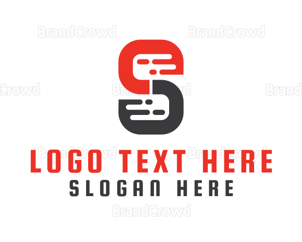 Modern S Pattern Logo