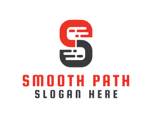 Modern S Pattern logo design