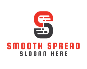 Modern S Pattern logo design