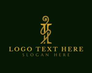 Luxe - Elegant Boutique Decorative logo design