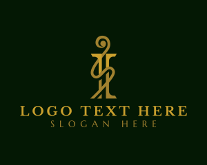 Letter I - Elegant Boutique Decorative logo design