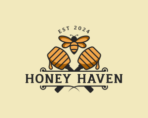 Beekeeper - Honey Bee Apothecary logo design