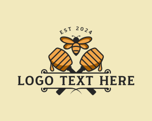 Honey Dipper - Honey Bee Apothecary logo design