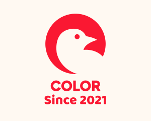 Passerine - Round Sparrow Bird logo design
