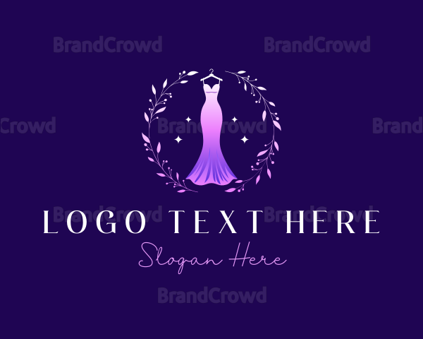 Fashion Designer Gown Logo