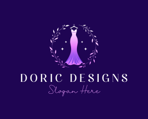 Fashion Designer Gown logo design