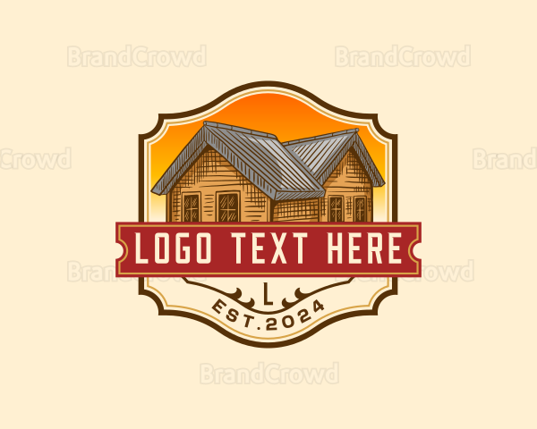 Construction Roofing Renovation Logo