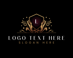 Luxury Hand Wellness Logo