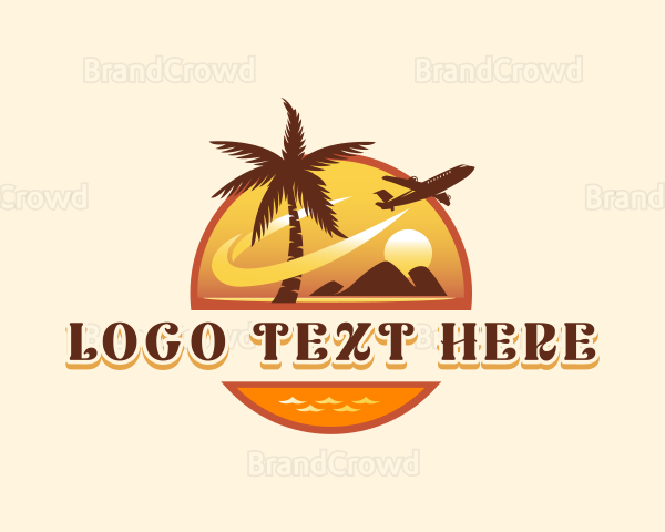 Vacation Travel Island Logo