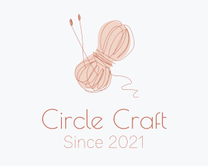 Crochet Thread Needle logo design