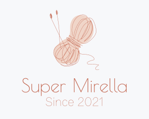 Fashion - Crochet Thread Needle logo design