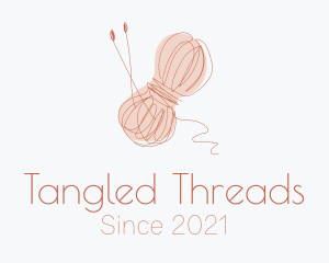 Crochet Thread Needle logo design