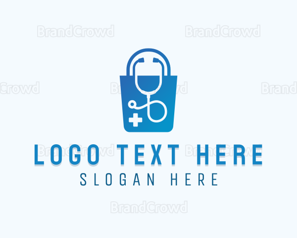 Medical Pharmacy Stethoscope Logo