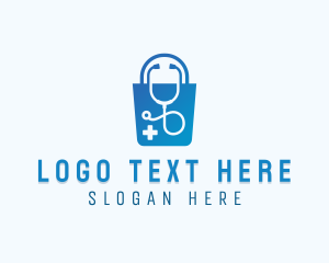 Medical Pharmacy Stethoscope Logo