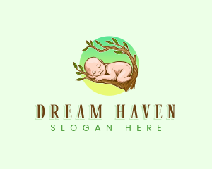 Bedtime - Nursery Baby Child logo design