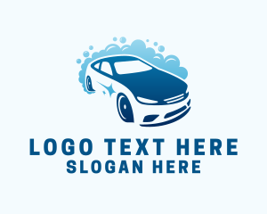 Driving - Clean Luxury Car Wash logo design