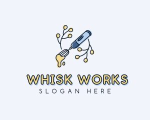 Baking Whisk Bakery  logo design