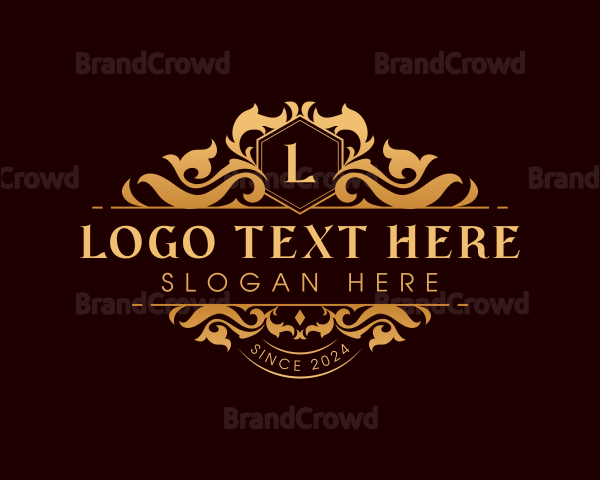 Floral Luxury Leaf Logo