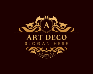 Deco - Floral Luxury Leaf logo design