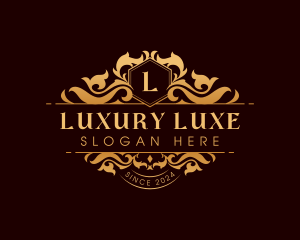 Floral Luxury Leaf logo design