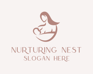 Child Care Breastfeed logo design