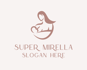 Breastfeeding - Child Care Breastfeed logo design