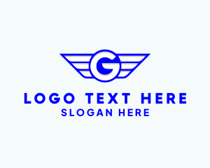 Letter G - Car Wings Dealer logo design