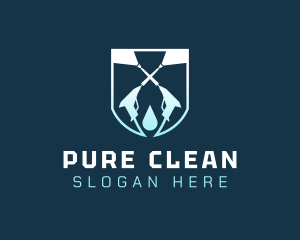 Shield Pressure Washer logo design