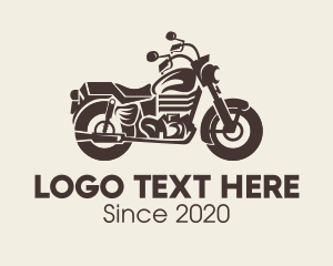 Vintage Motorbike Ride Logo