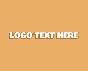Childish - Yellow Childish Wordmark logo design