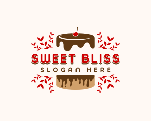 Chocolate Cake Bakery logo design