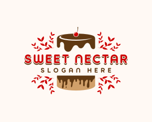 Chocolate Cake Bakery logo design